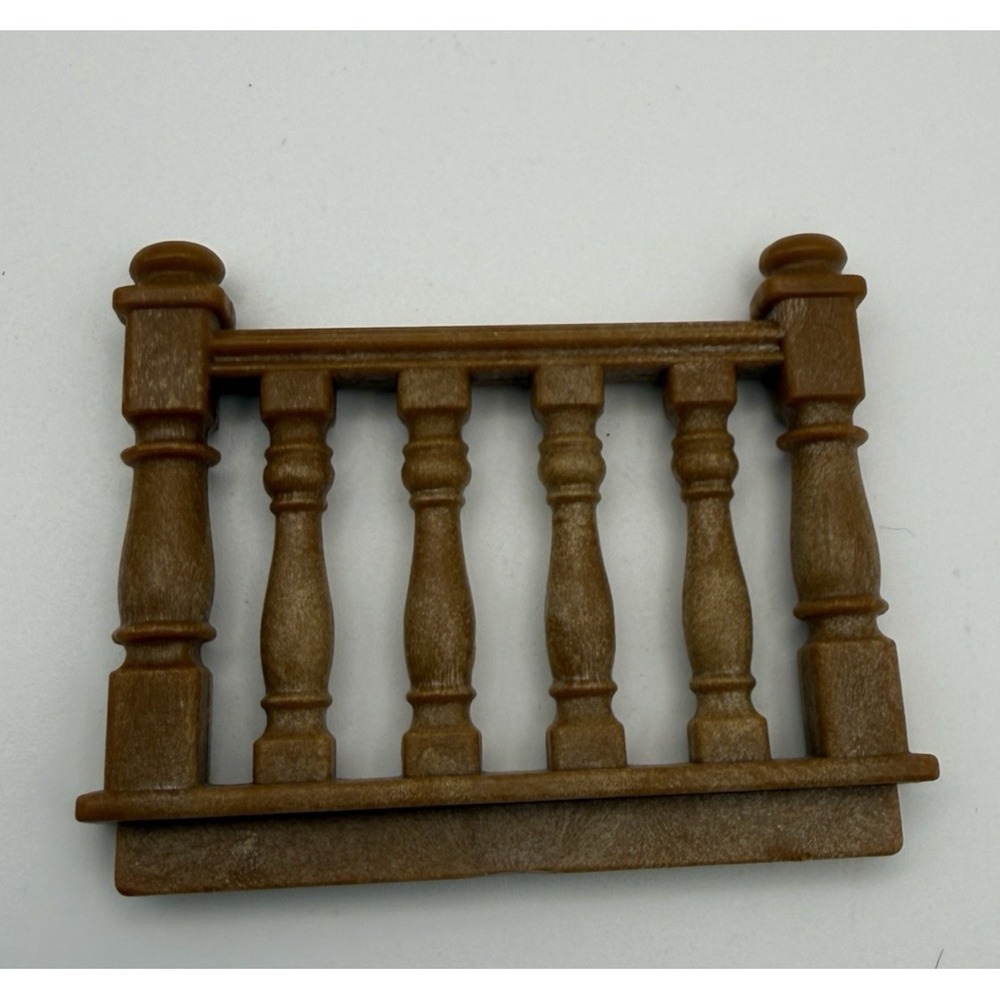 Calico Critters Red Roof Country Home Railing Replacement 2 1/4" Brown Rail